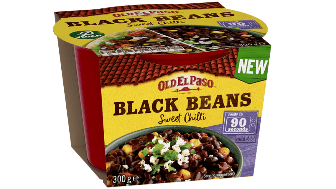 Black Beans Sweet Chilli Hero